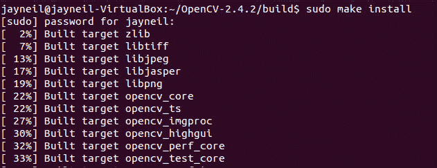 Step 5 – installing OpenCV
