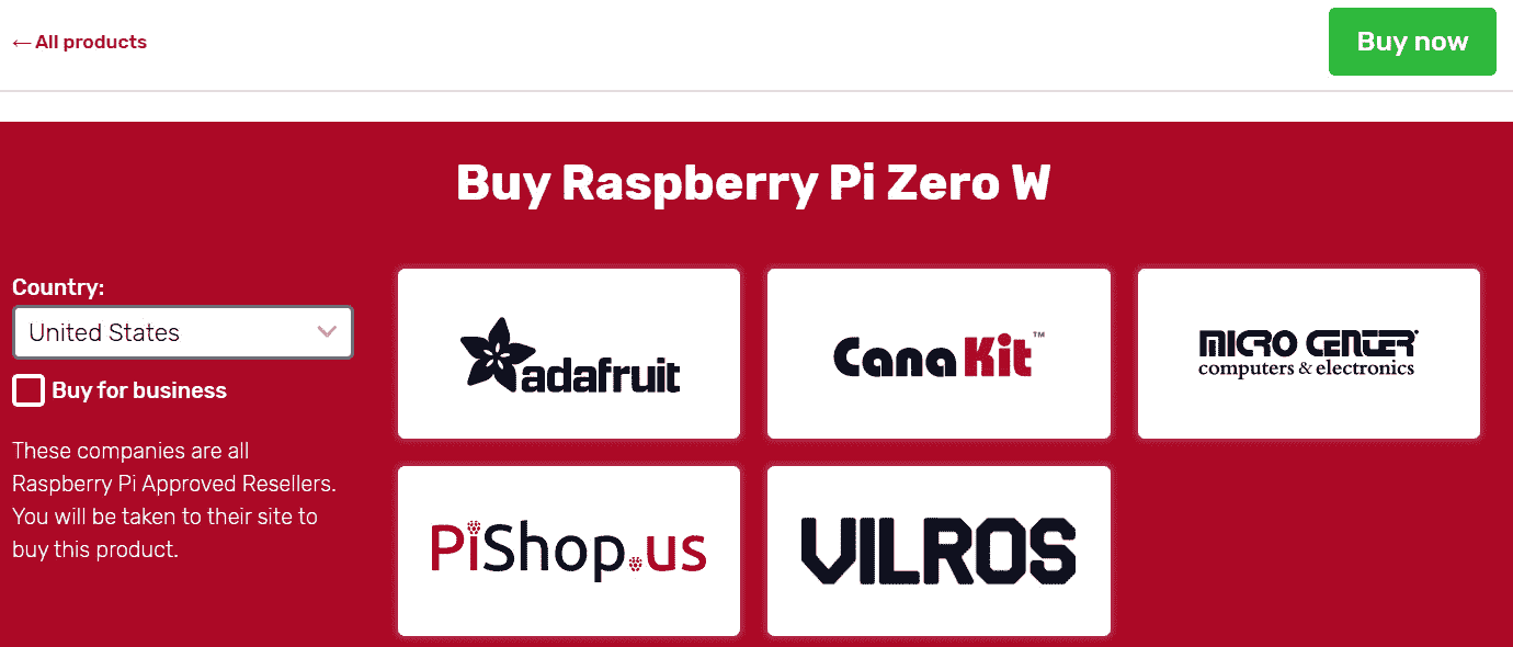 Figure 10: Buying a Raspberry Pi 