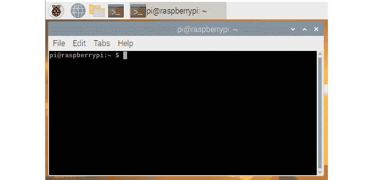 Figure 47: Raspberry Pi LXterminal window 