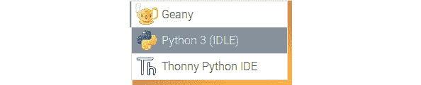 Figure 3.3 – The option for IDLE for Python 3 